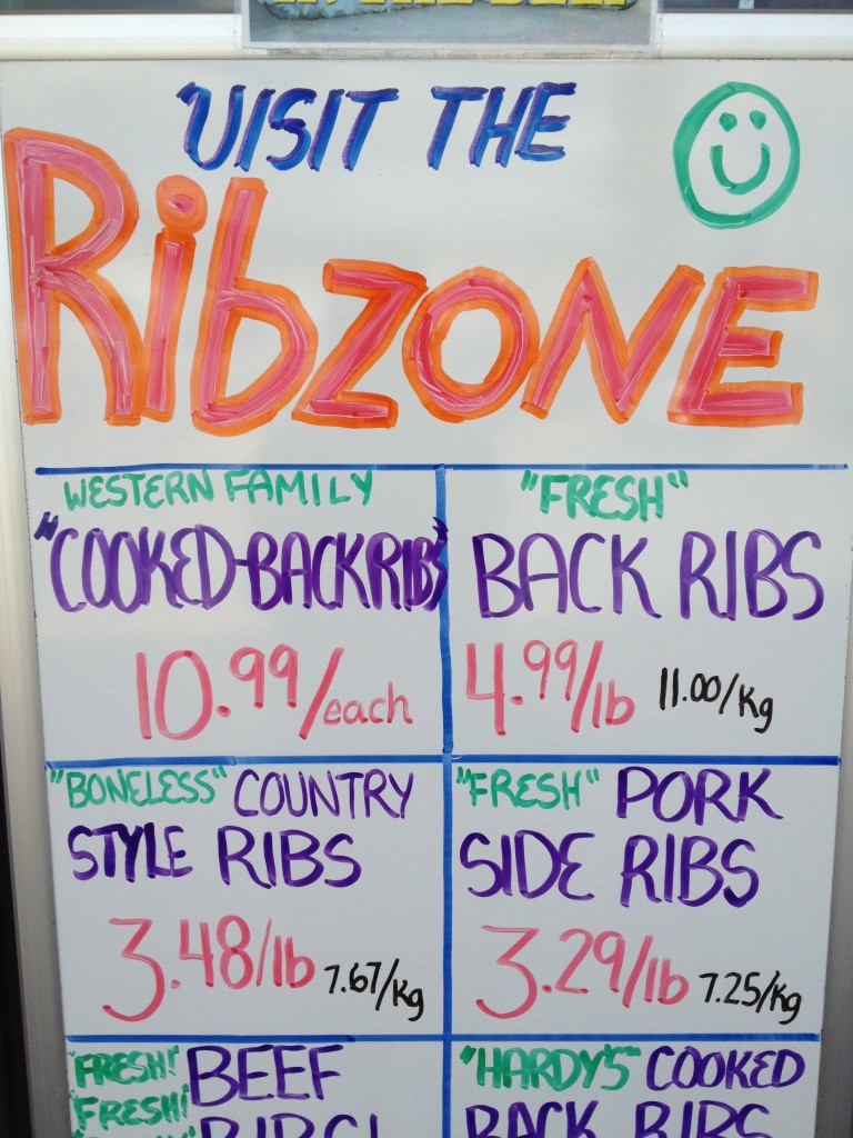 Visit the rib zone